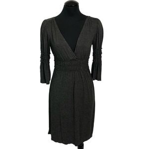 Studio M Gray Stretch Babydoll Sundress - Women’s S